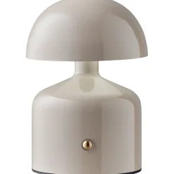Ladattava pöytävalaisin House Nordic Aulla, ø10x13.5cm, IP20, LED, harmaa