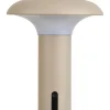 Ladattava pöytävalaisin House Nordic Ramsey, sisä- ja ulkokäyttöön, IP44, 3.7V, 1800mAh, beige