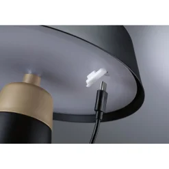 Ladattava pöytävalaisin Paulmann Lirox IP44 White Switch, musta/samppanja