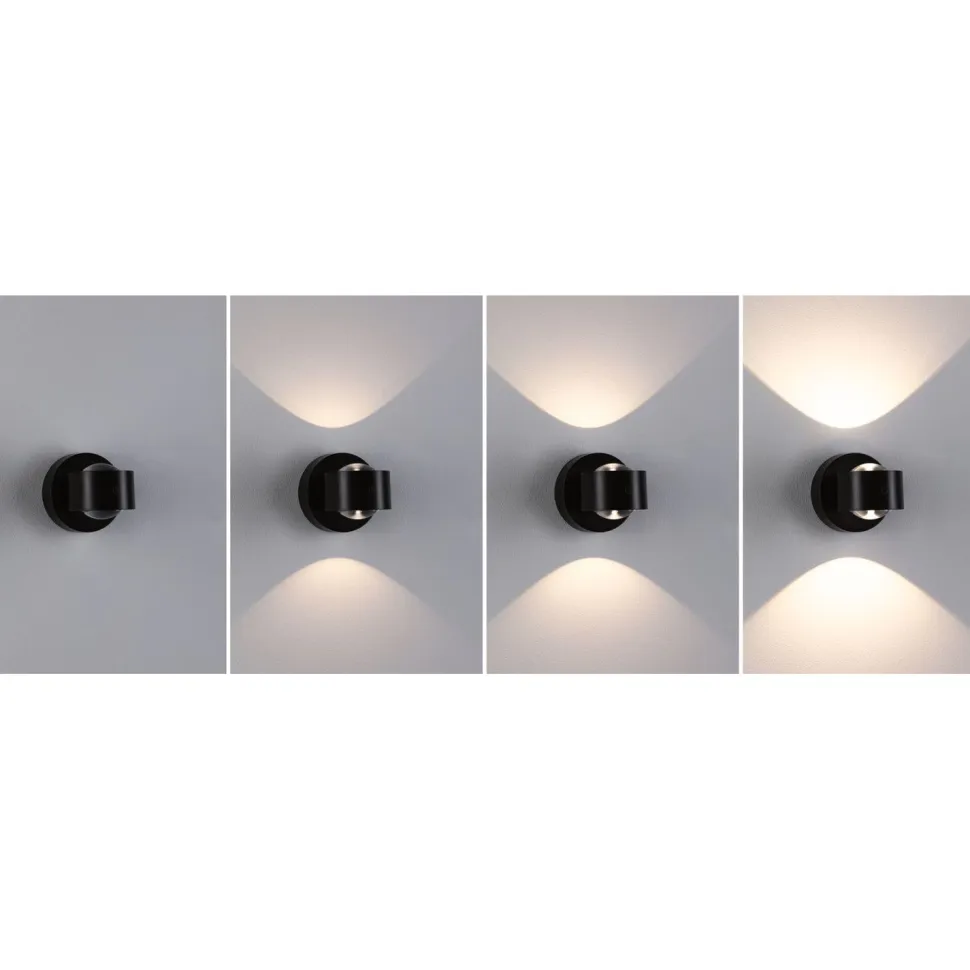Ladattava seinävalaisin Paulmann Zorik LED IP44 100mm 2700K 2x1.1W, himmennettävä