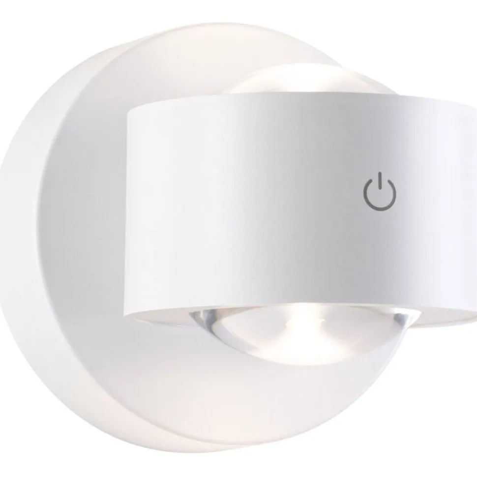 Ladattava seinävalaisin Paulmann Zorik LED IP44 100mm 2700K 2x1.1W, himmennettävä