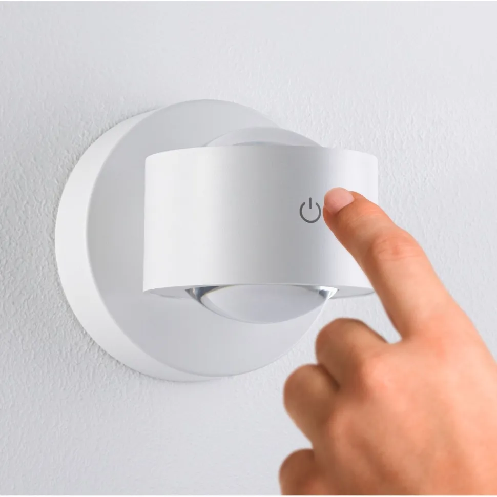 Ladattava seinävalaisin Paulmann Zorik LED IP44 100mm 2700K 2x1.1W, himmennettävä