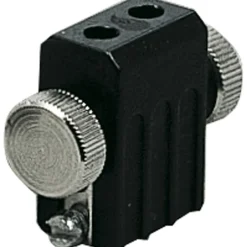 Lamppukannatin G4 12V 35W musta vaijerijärjestelmään