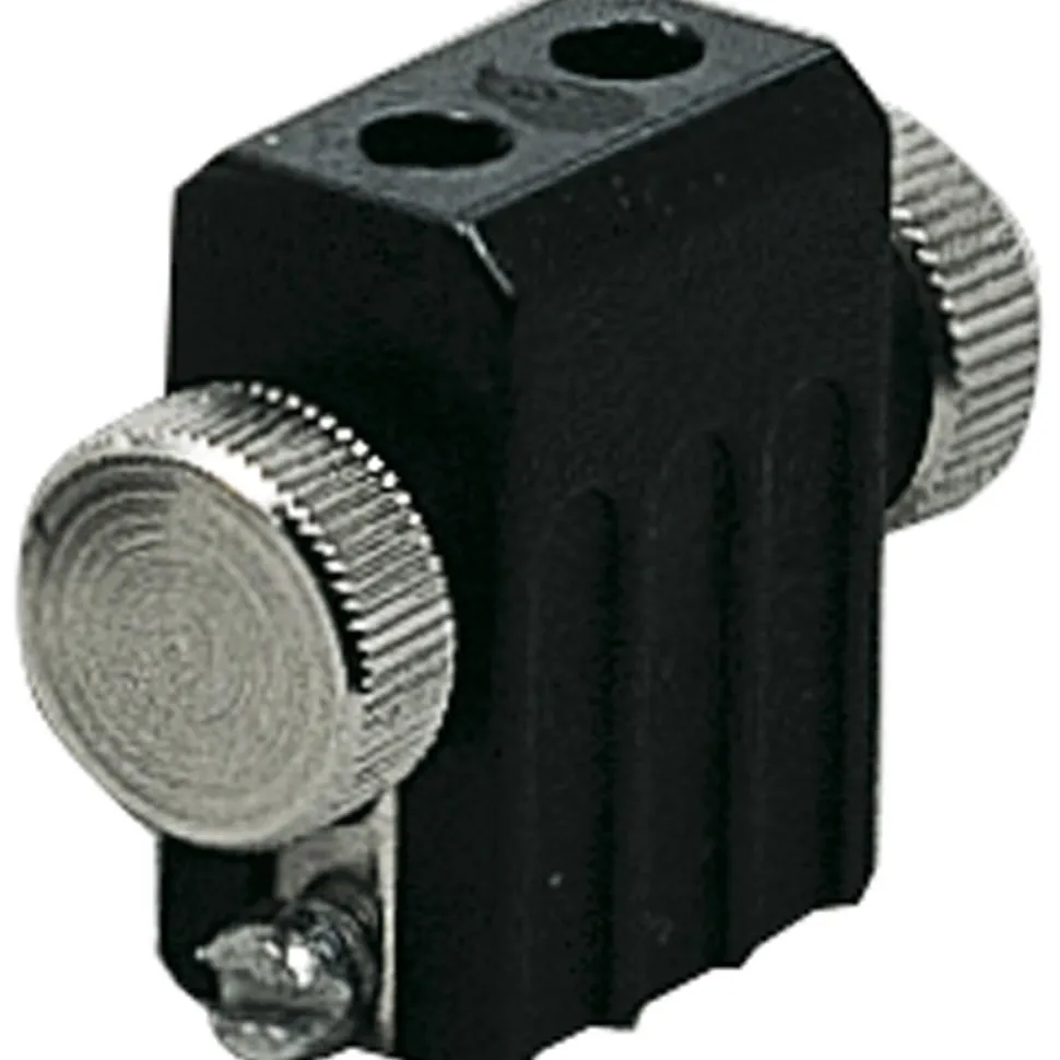 Lamppukannatin G4 12V 35W musta vaijerijärjestelmään