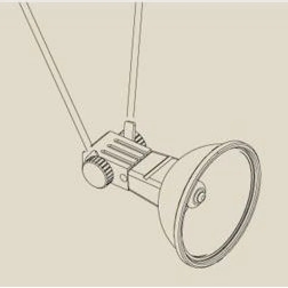 Lamppukannatin GX5.3 12V 50W 978.45 musta vaijerijärjestelmään