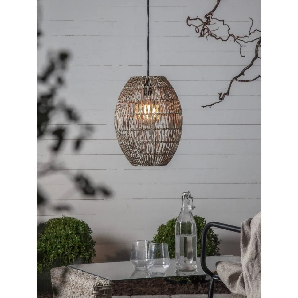Lampunvarjostin Star Trading Linde Ø300mm beige