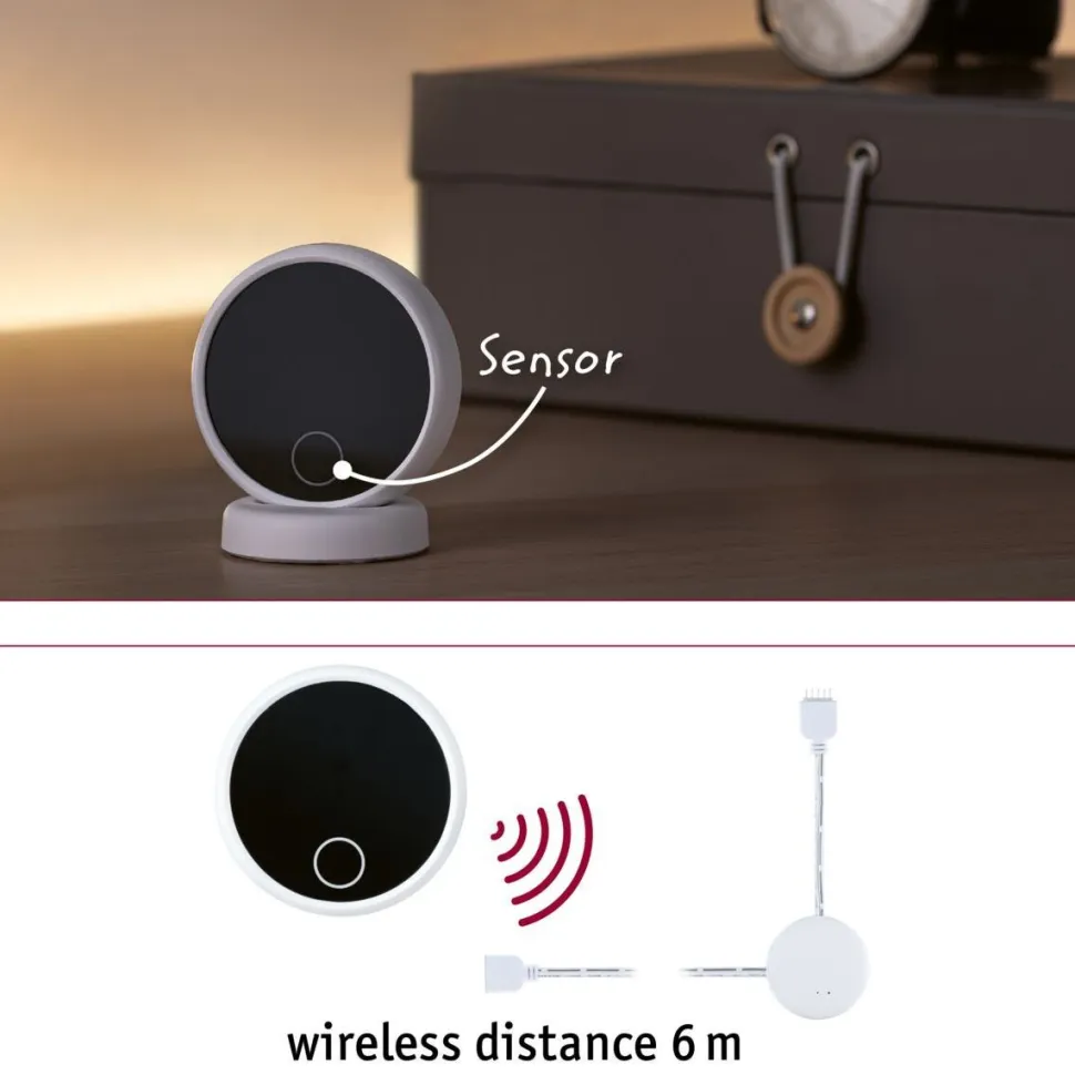 Langaton kosketusohjainsetti Paulmann MaxLED Wireless Touch himmennettävä valkoinen/musta