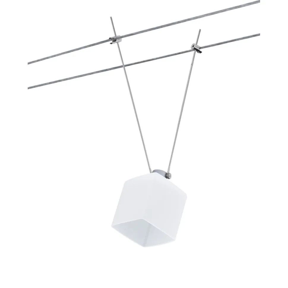 Lasikupu DecoSystems Quad Ø 75x80 mm valkoinen
