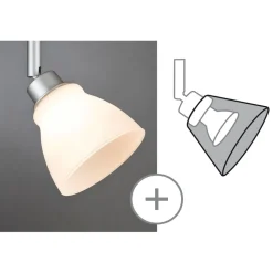Lasikupu DecoSystems Wolbi Ø 90x80 mm valkoinen