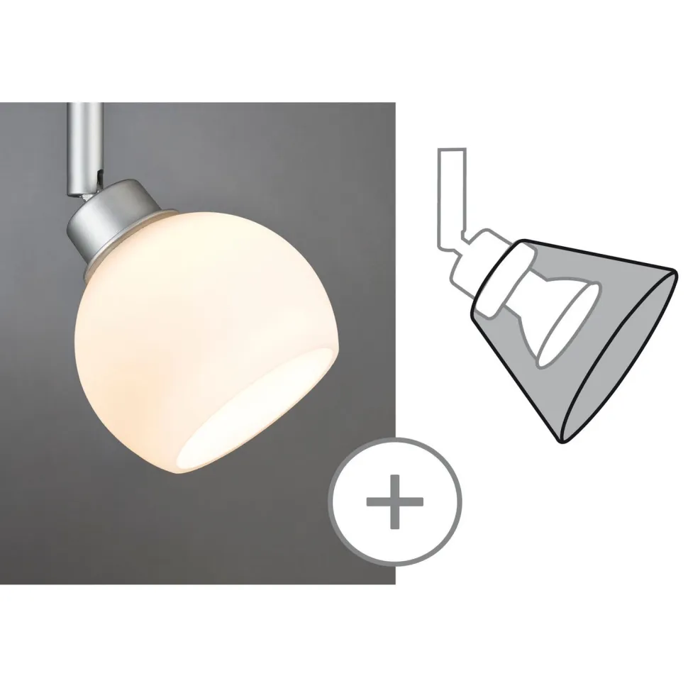 Lasikupu DecoSystems Wolbi Ø 90x70 mm opaali