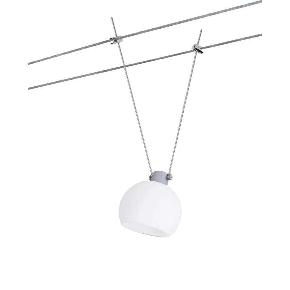 Lasikupu DecoSystems Wolbi Ø 90x70 mm opaali