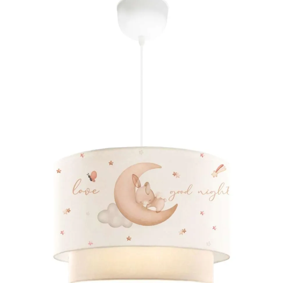 Lastenhuoneen riippuvalaisin Linento Lighting 241441 valkoinen