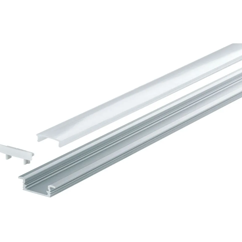 Lattiaprofiili LED-nauhalle Paulmann, 2m, alumiini