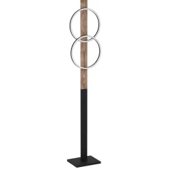 Lattiavalaisin Eglo Boyal, 150cm, 2xLED 12W, IP20, musta/puu