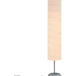 Lattiavalaisin jalustalla 121 cm valkoinen e27