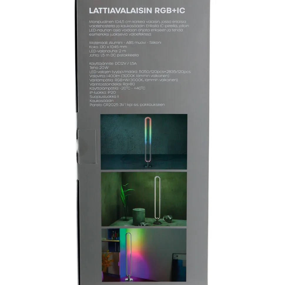 Lattiavalaisin LED Energie 104.5cm RGB+IC kaukosäädin