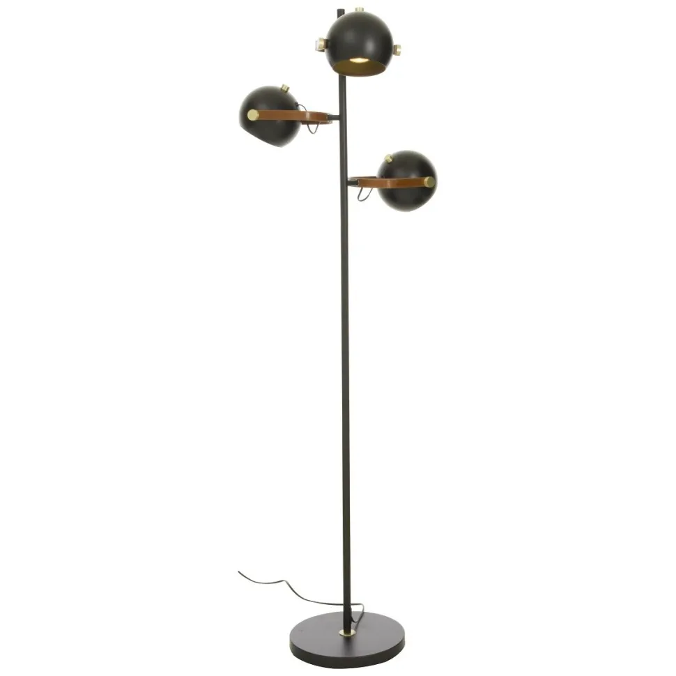 Lattiavalaisin Aneta Lighting Bow 3x7W Ø475x1520 mm IP20 GU10 musta