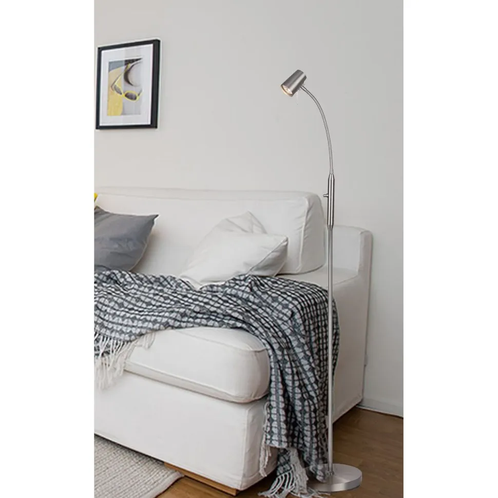 Lattiavalaisin Aneta Lighting Pilot himmennettävä teräs
