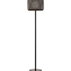 Lattiavalaisin aurinkokennolla Paulmann Pauleen Solar Elegance, IP44, 3000K, musta/harmaa