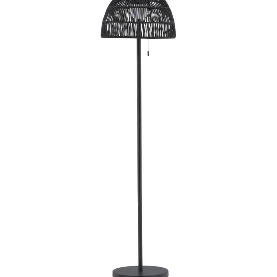Lattiavalaisin aurinkokennolla Venture Home Mabis, ø40x150cm, musta