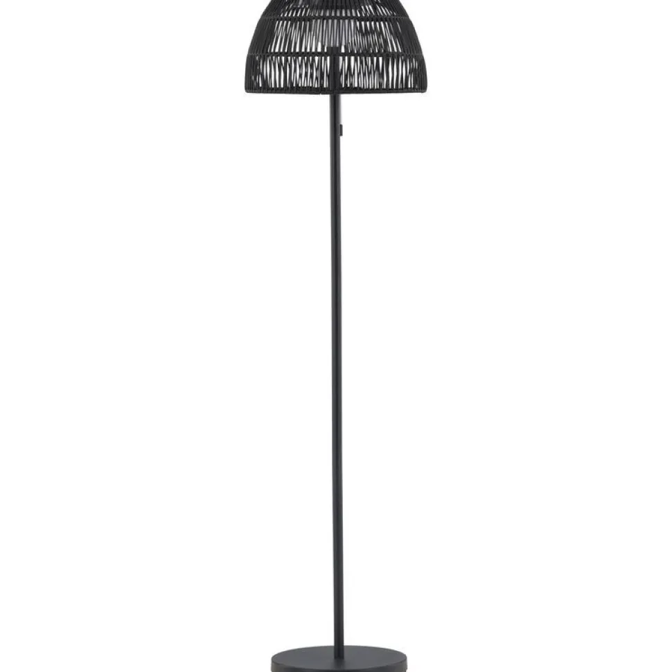Lattiavalaisin aurinkokennolla Venture Home Mabis, ø40x150cm, musta