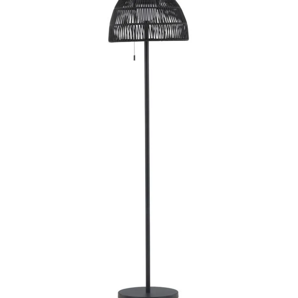 Lattiavalaisin aurinkokennolla Venture Home Mabis, ø40x150cm, musta