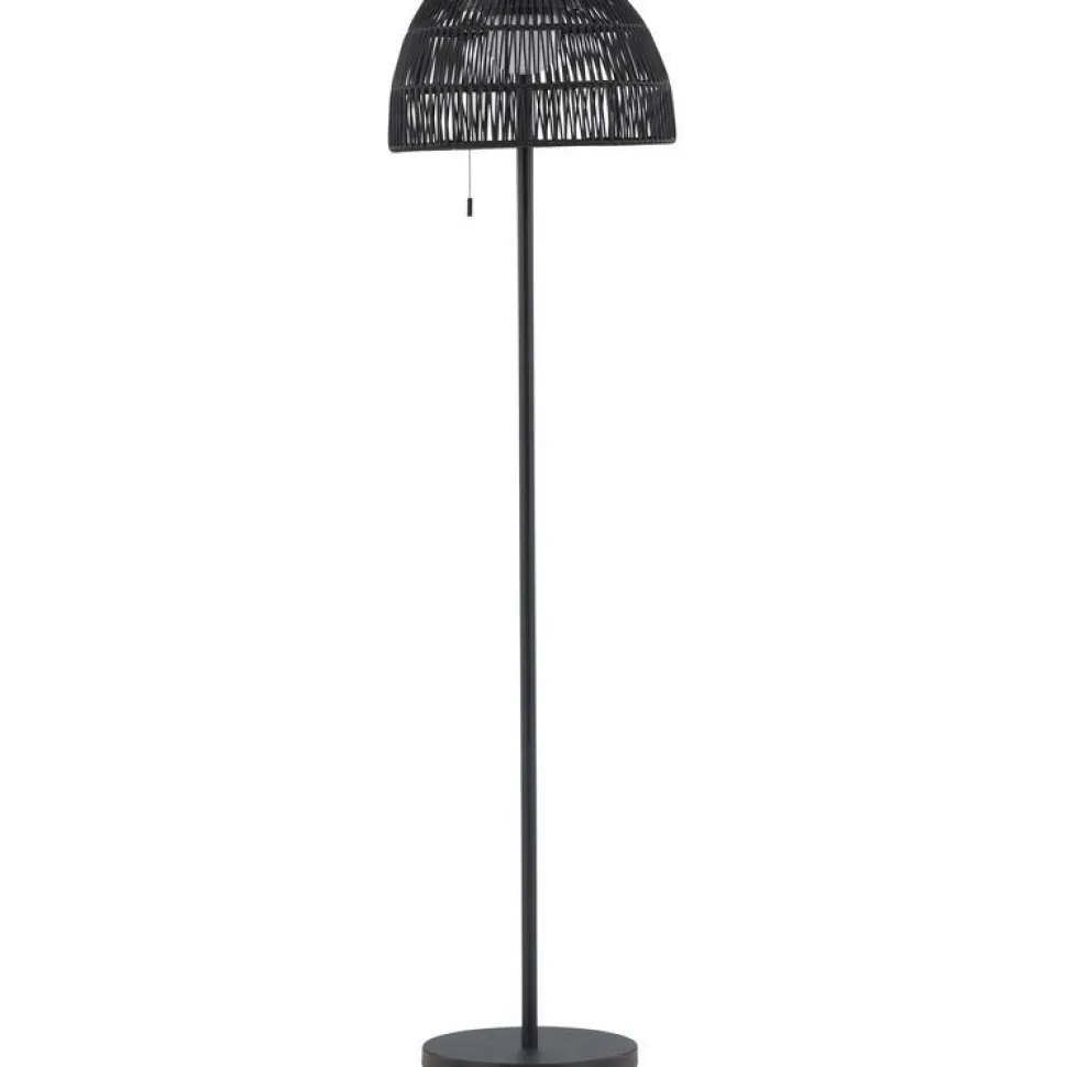 Lattiavalaisin aurinkokennolla Venture Home Mabis, ø40x150cm, musta