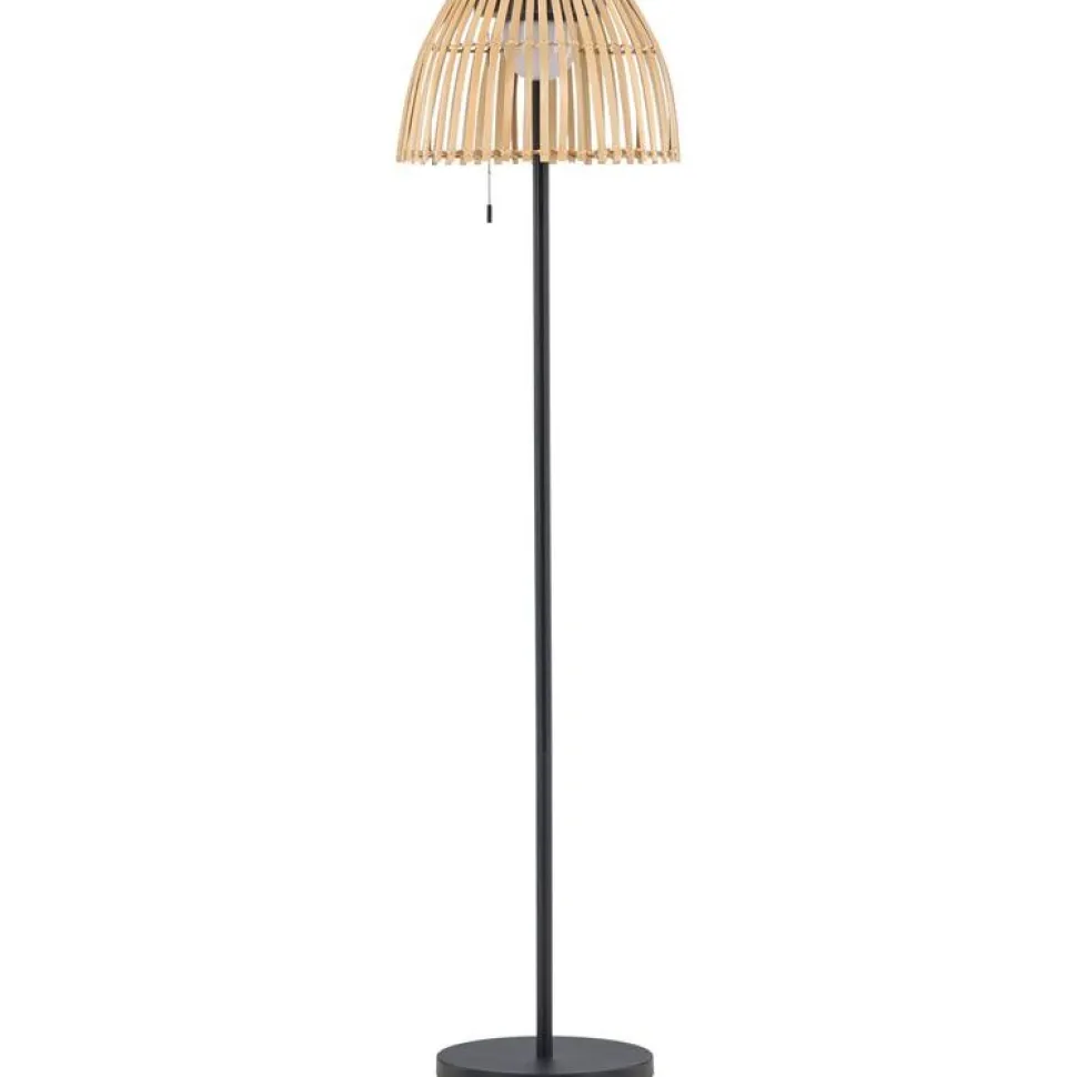 Lattiavalaisin aurinkokennolla Venture Home Mabis, ø40x150cm, musta