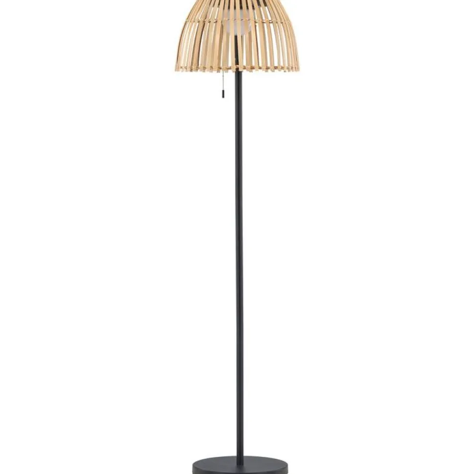 Lattiavalaisin aurinkokennolla Venture Home Mabis, ø40x150cm, musta