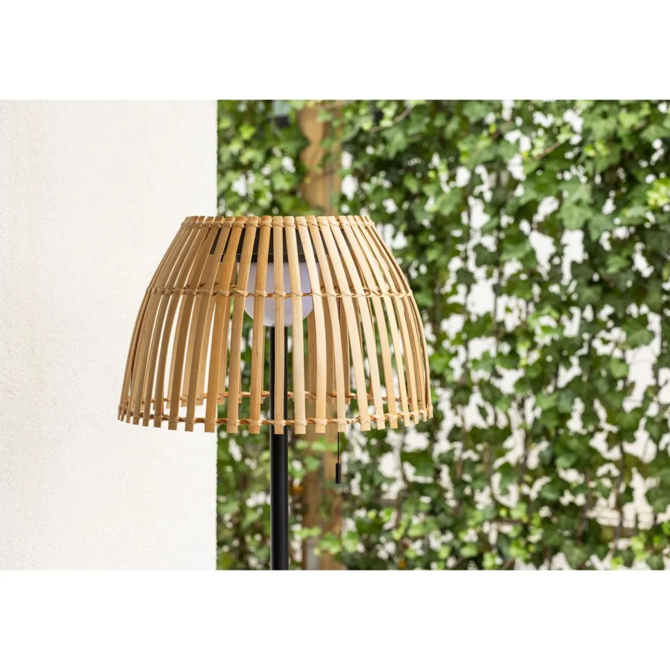 Lattiavalaisin aurinkokennolla Venture Home Mabis, ø40x150cm, musta