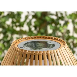 Lattiavalaisin aurinkokennolla Venture Home Mabis, ø40x150cm, musta