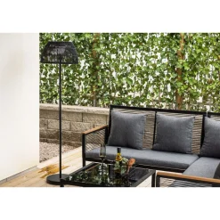 Lattiavalaisin aurinkokennolla Venture Home Mabis, ø40x150cm, musta