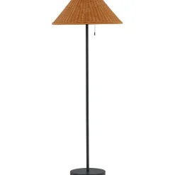 Lattiavalaisin aurinkokennolla Venture Home Mabis, ø60x150cm, ruskea