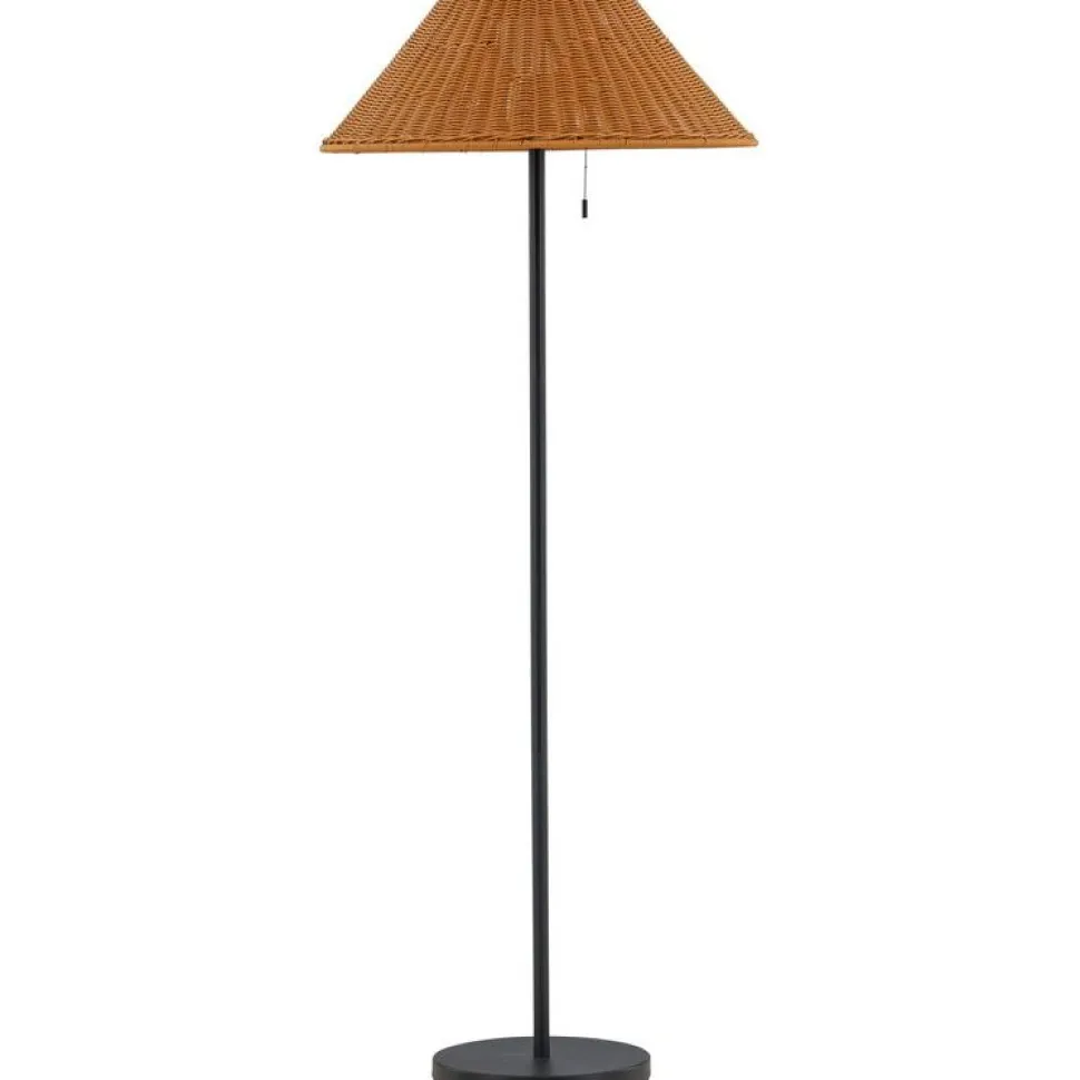 Lattiavalaisin aurinkokennolla Venture Home Mabis, ø60x150cm, ruskea