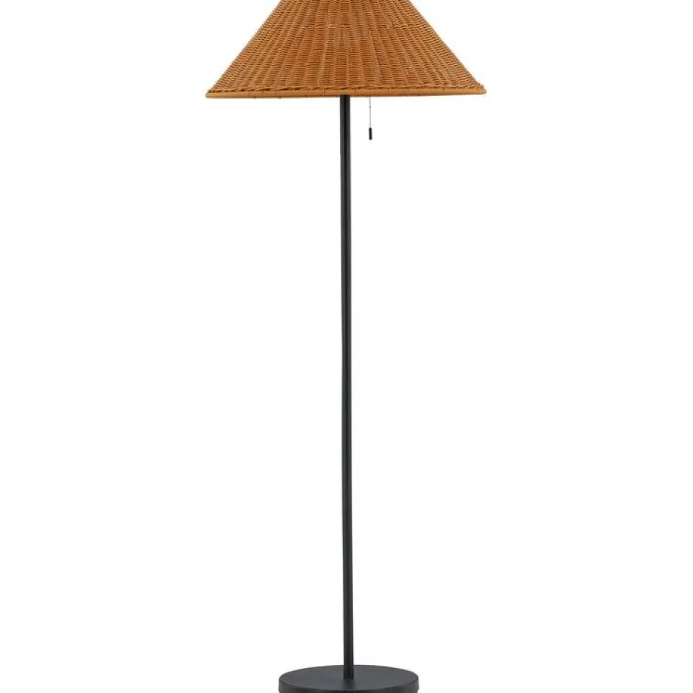 Lattiavalaisin aurinkokennolla Venture Home Mabis, ø60x150cm, ruskea