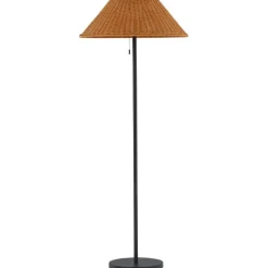 Lattiavalaisin aurinkokennolla Venture Home Mabis, ø60x150cm, ruskea