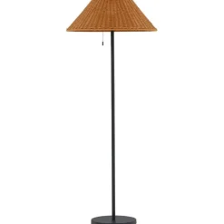 Lattiavalaisin aurinkokennolla Venture Home Mabis, ø60x150cm, ruskea