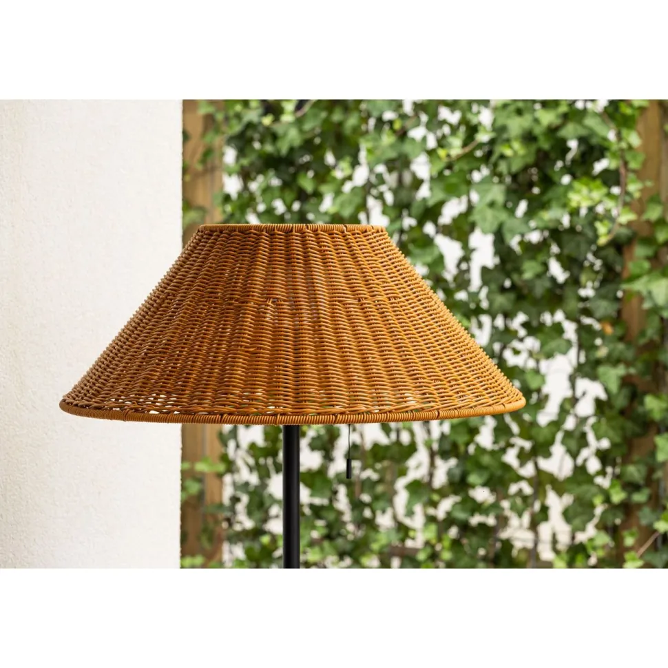 Lattiavalaisin aurinkokennolla Venture Home Mabis, ø60x150cm, ruskea