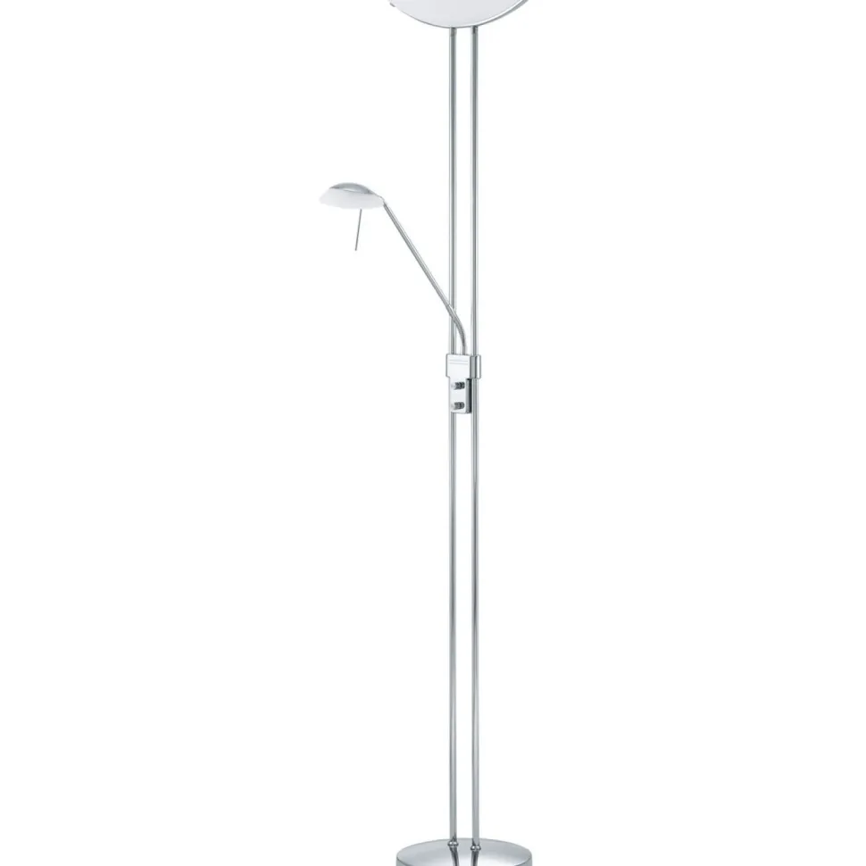 Lattiavalaisin Baya lukuvalolla 440x1800 mm harjattu teräs/valkoinen