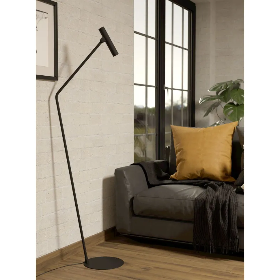 Lattiavalaisin Eglo Almudaina, 157cm, LED, 5W, IP20, musta