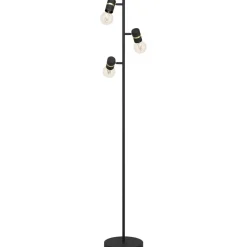 Lattiavalaisin Eglo Lurone 3-osainen 20,5x5x160cm musta/messinki