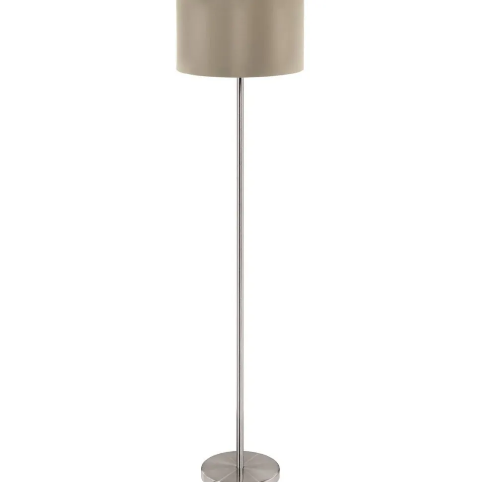 Lattiavalaisin Eglo Maserlo Ø38cm ruskeanharmaa/harjattu teräs