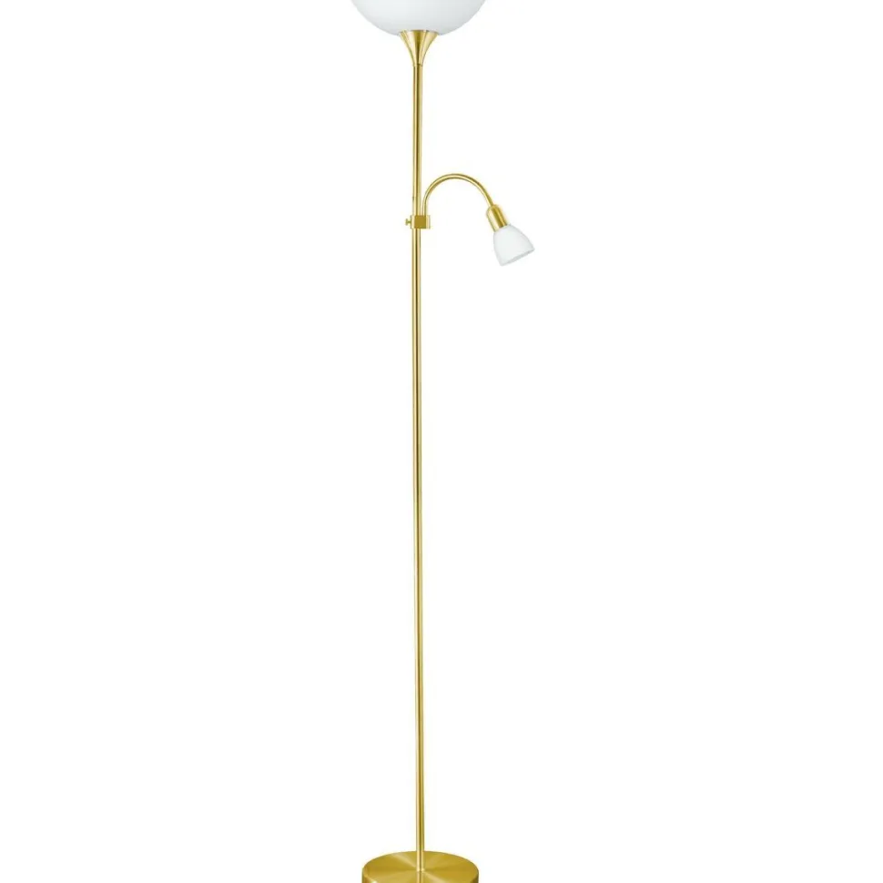 Lattiavalaisin Eglo Up 2 176,5cm valkoinen/messinki
