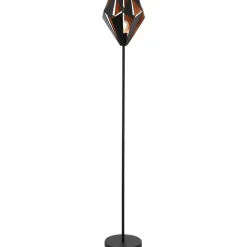 Lattiavalaisin Eglo Vintage Carlton 1 Ø25,5cm musta/kupari