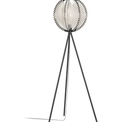 Lattiavalaisin Eglo Waverton Ø40cm musta/valkoinen