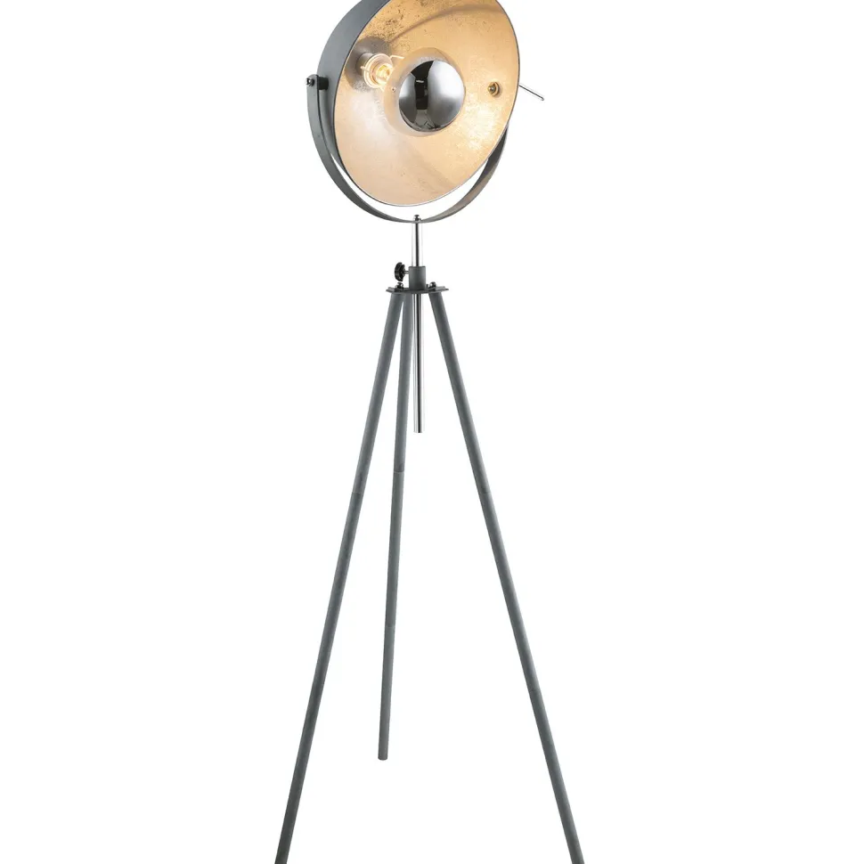 Lattiavalaisin Globo Miram 60 W IP20 1790 mm Ø 690 mm metalli betoninharmaa
