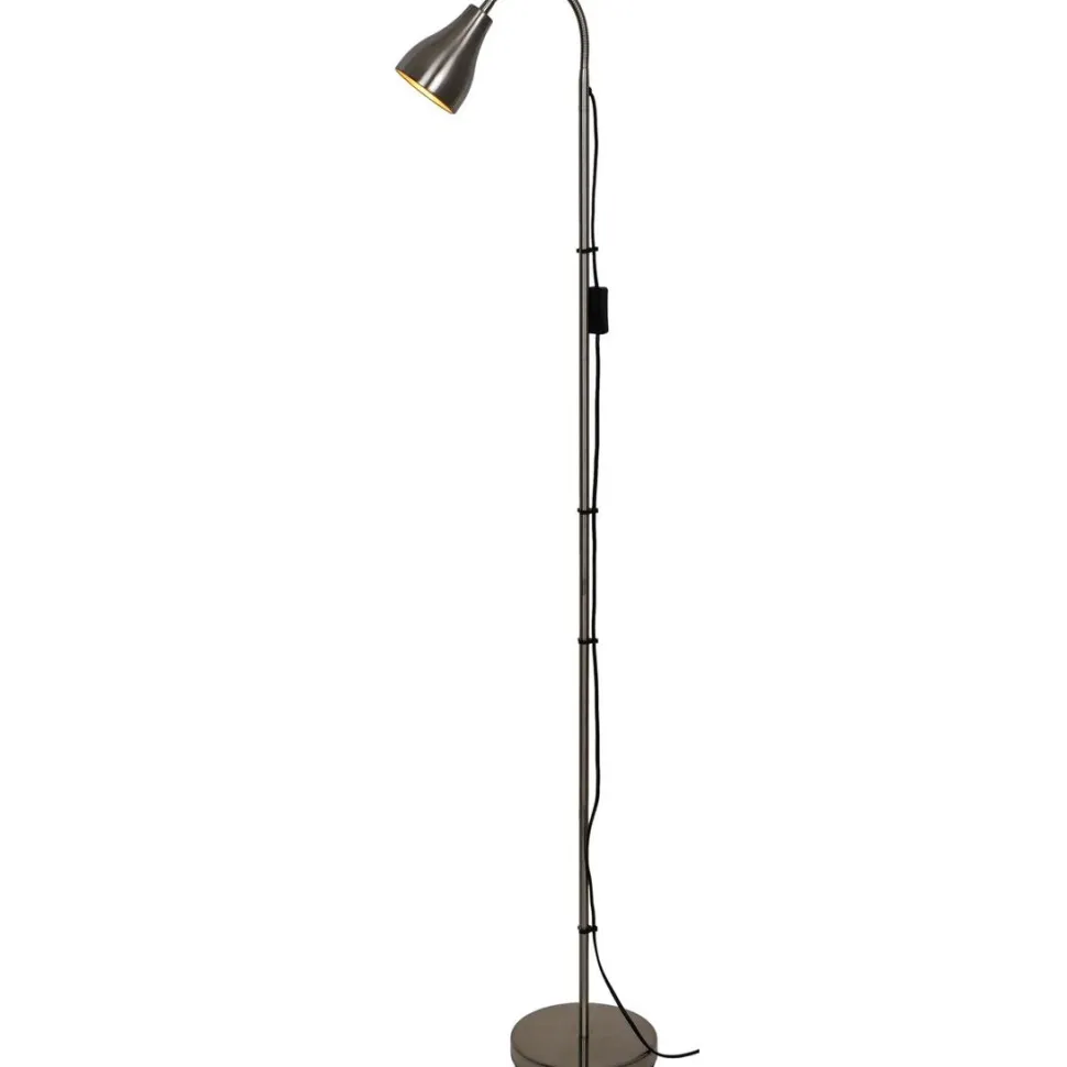 Lattiavalaisin Heat Geta 146 cm harjattu teräs