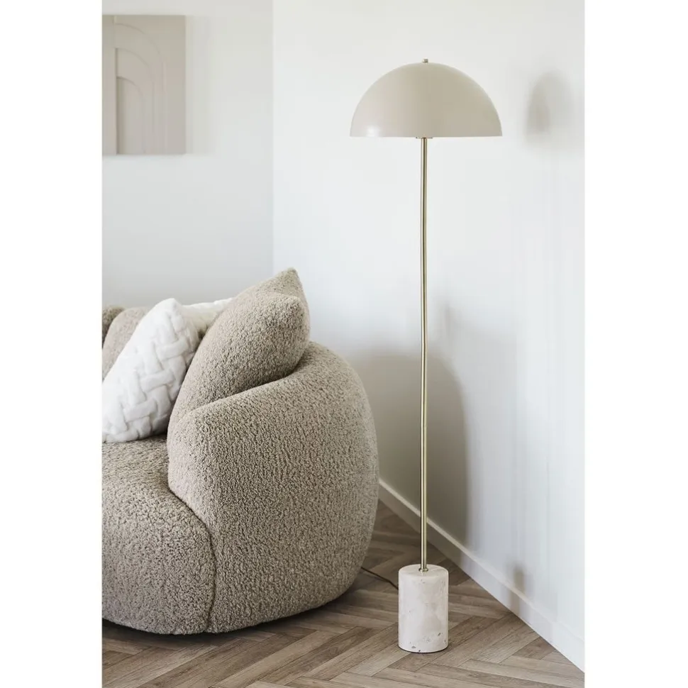 Lattiavalaisin House Nordic Sheffield, E27, 40W, marmorijalustalla, beige