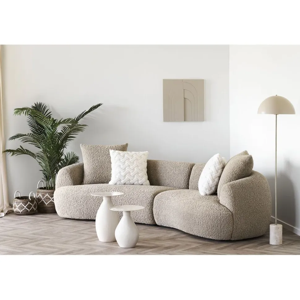 Lattiavalaisin House Nordic Sheffield, E27, 40W, marmorijalustalla, beige
