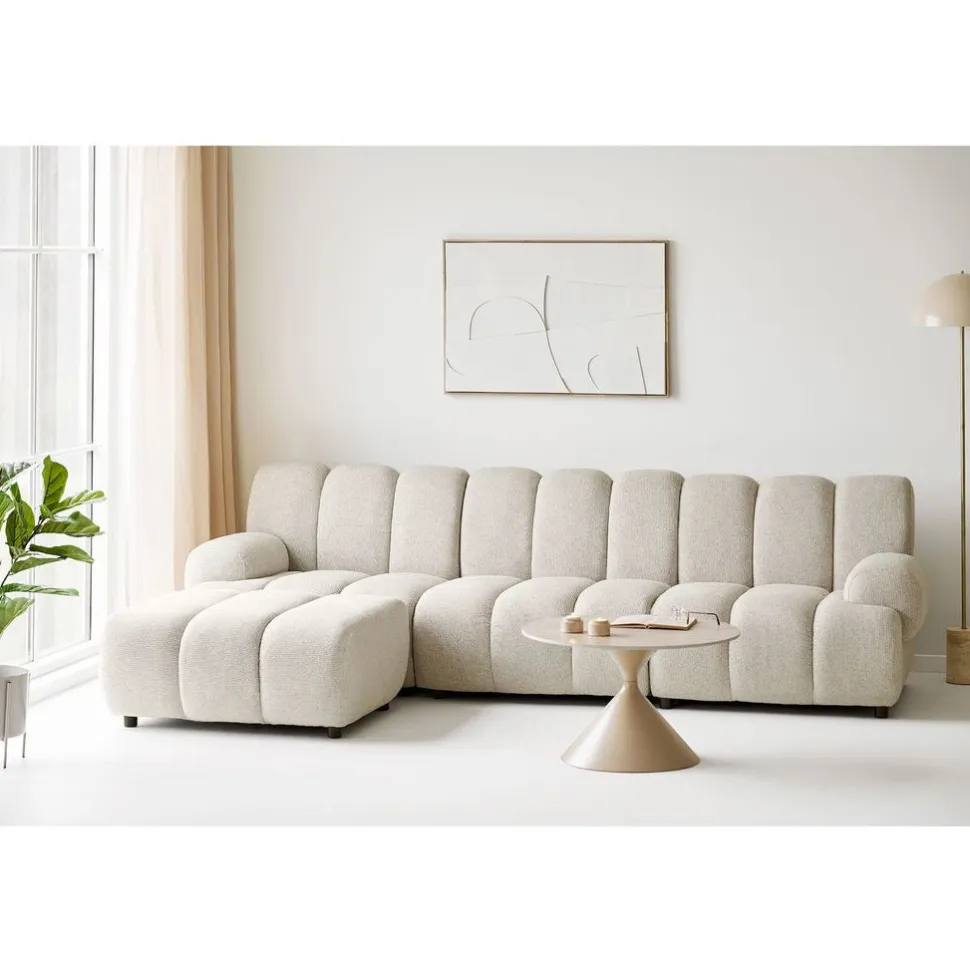Lattiavalaisin House Nordic Sheffield, E27, 40W, marmorijalustalla, beige